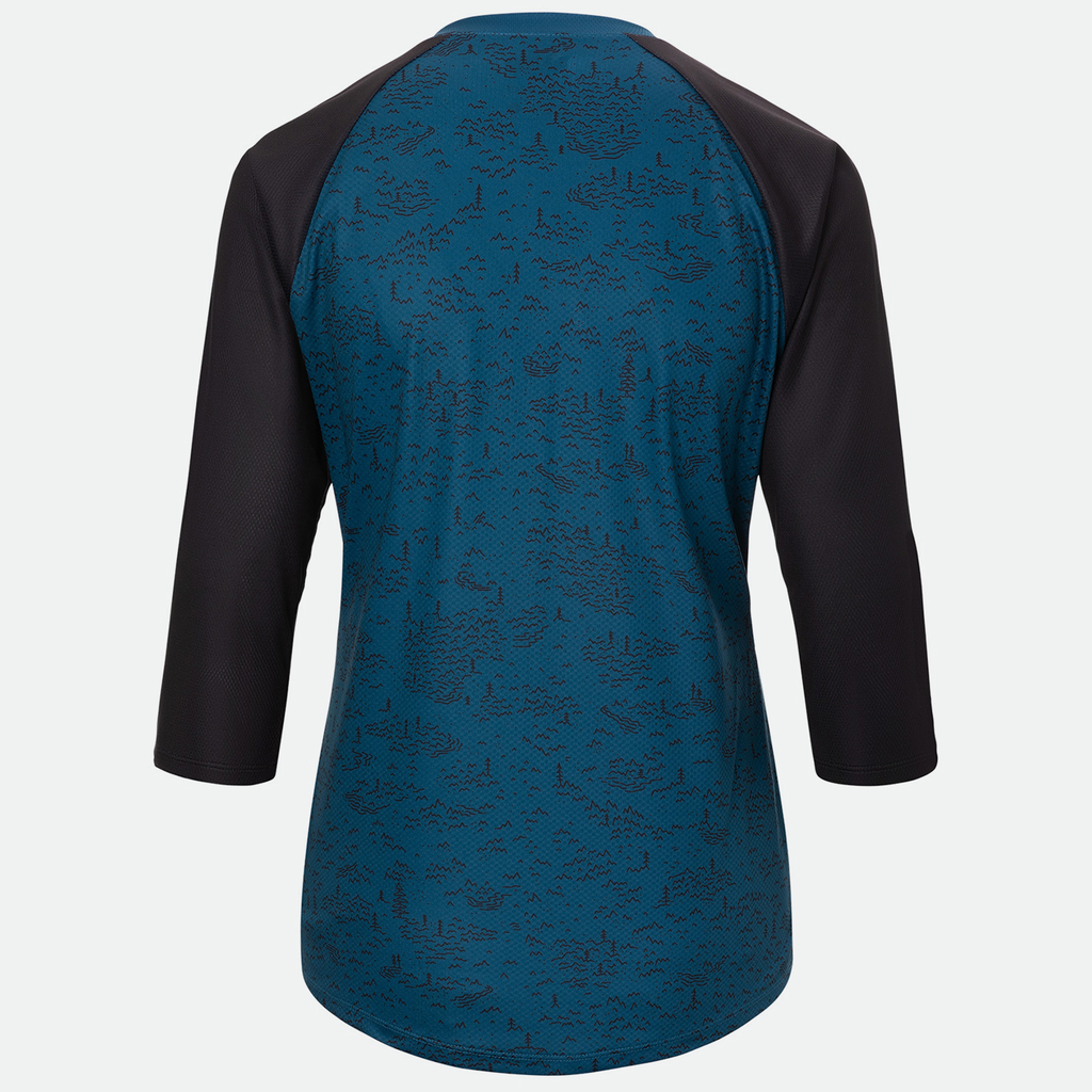 Giro W Roust 3/4 Jersey Trikot langarm in BLAU