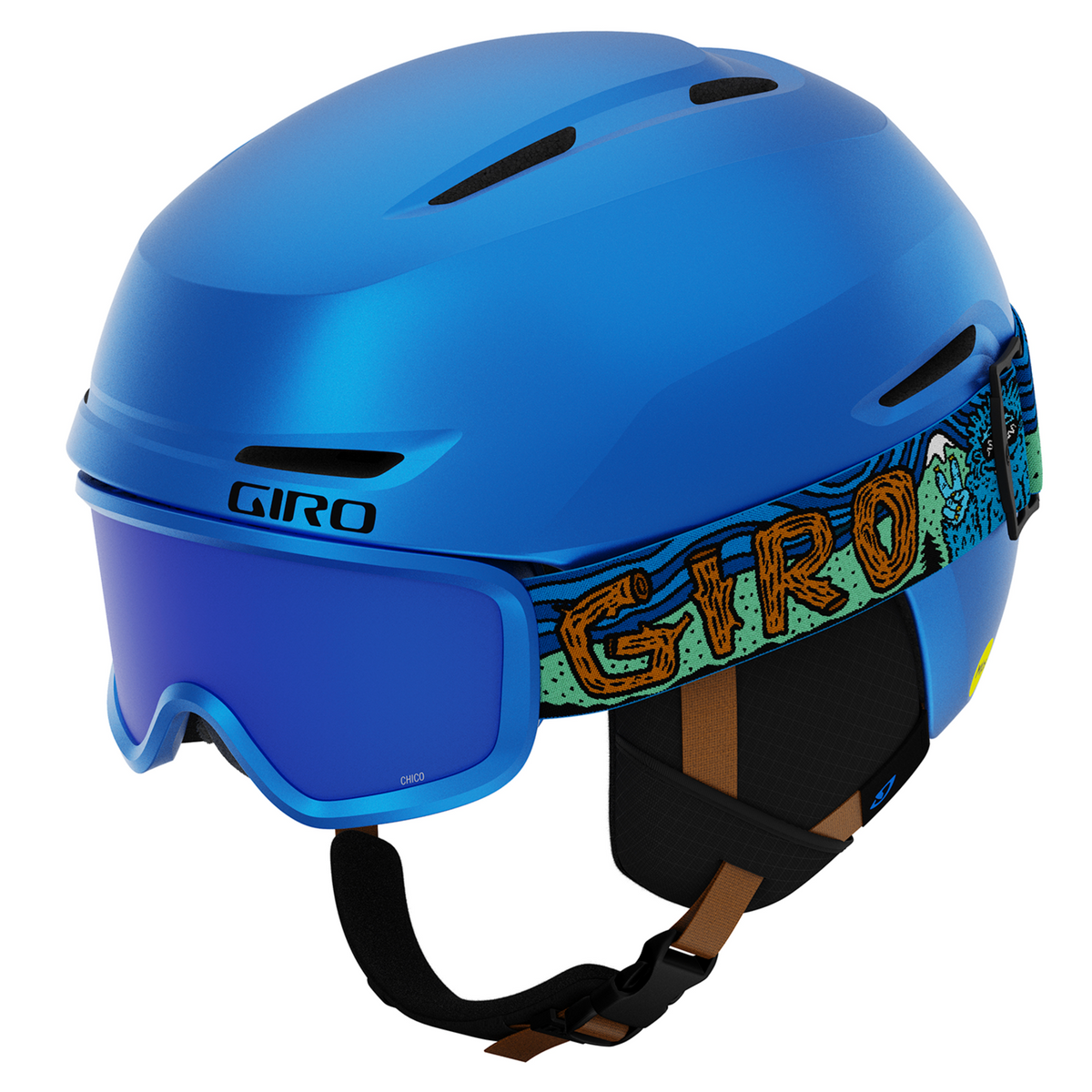 Giro Spur Flash Combo in BLAU