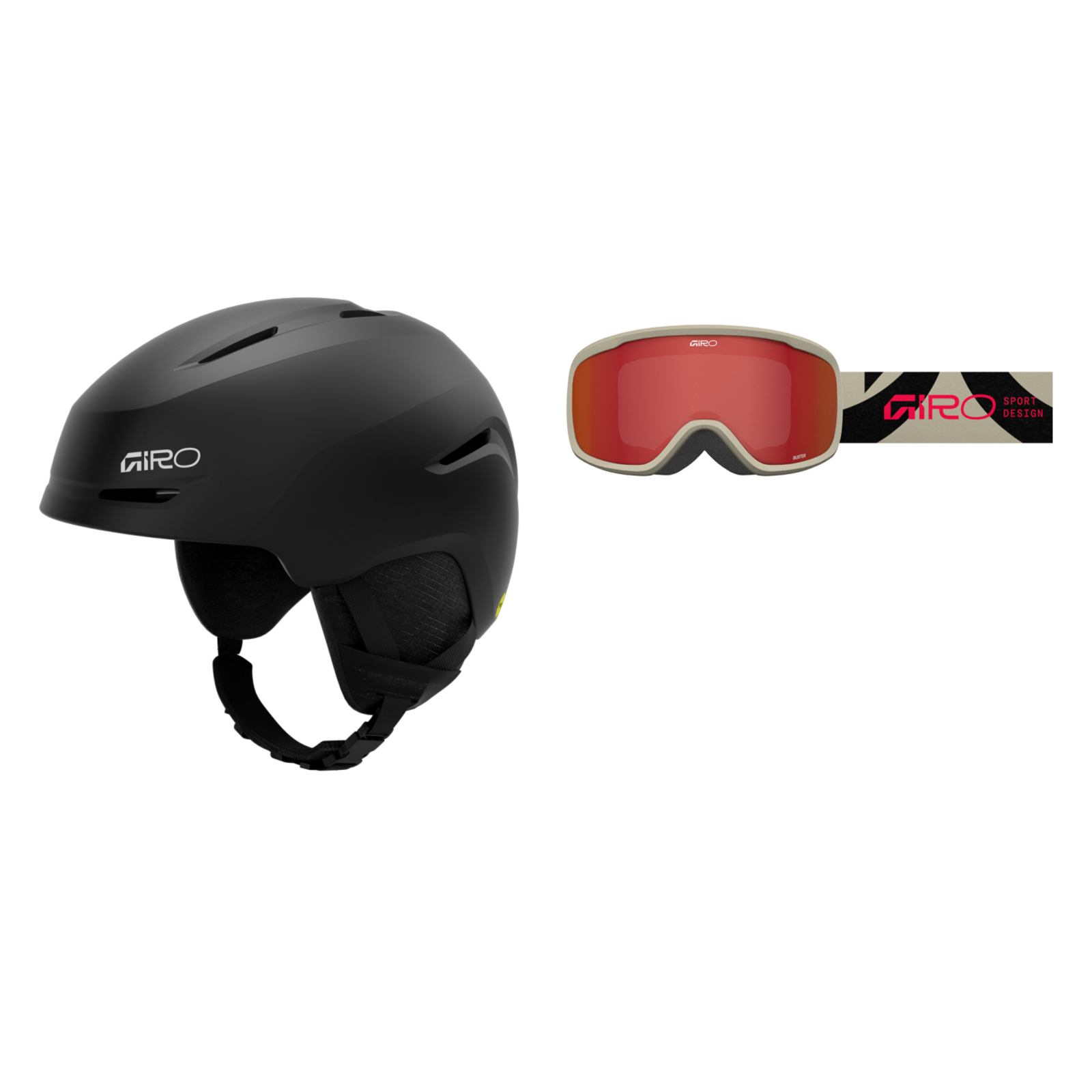 Giro Spur Combo Pack in SCHWARZ