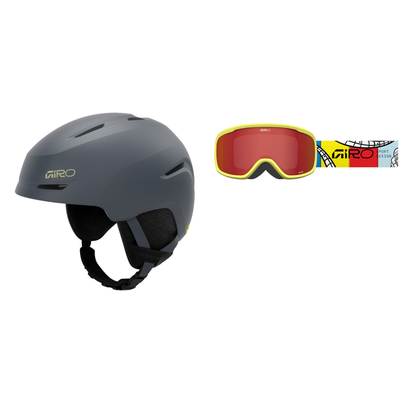Giro Spur Combo Pack in GRAU