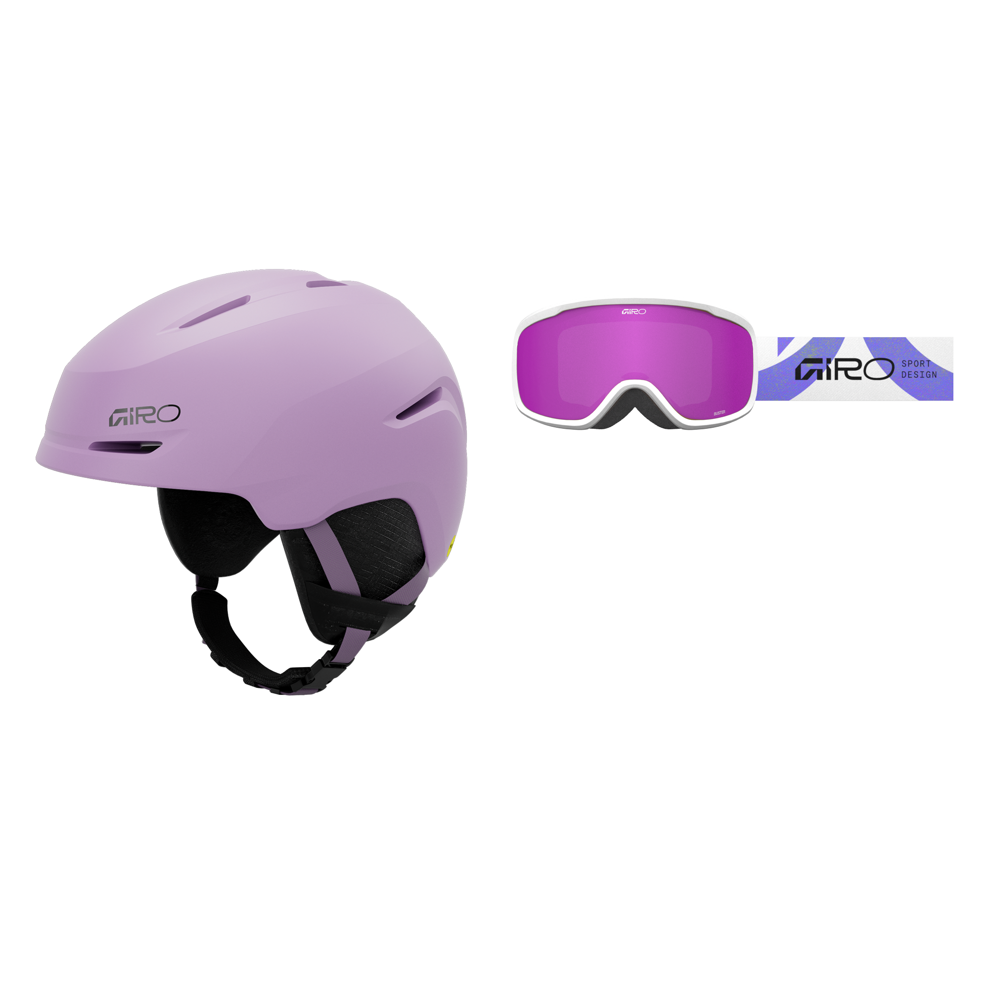 Spur Skihelm/Skibrille Kombo