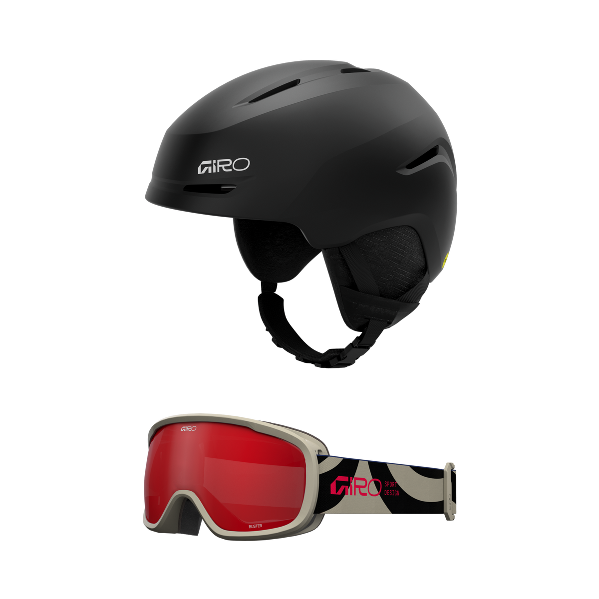 Giro Spur Combo Pack in SCHWARZ
