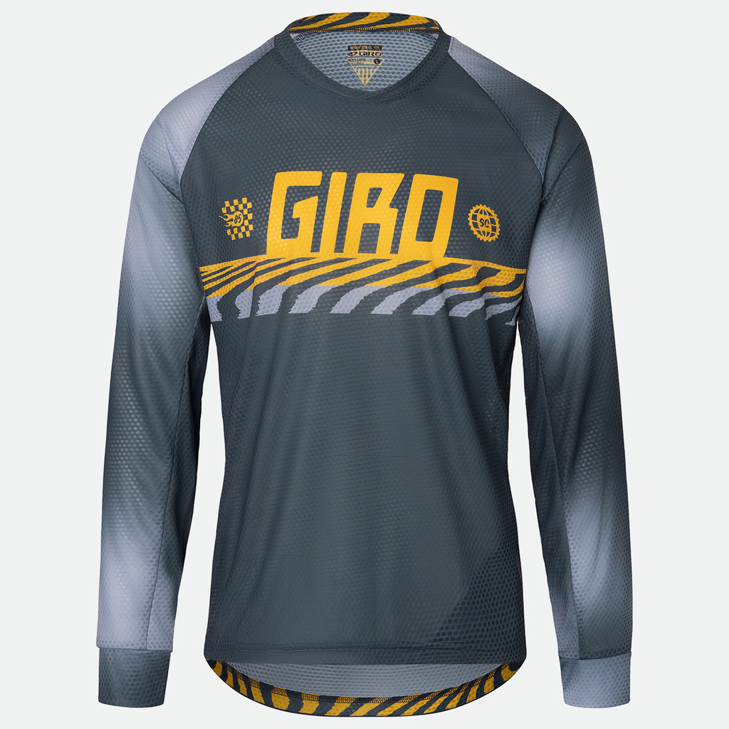 Giro M Roust LS Trikot langarm in GRAU