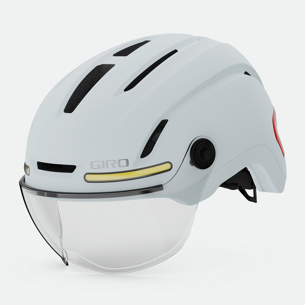 Giro Ethos LED Shield MIPS Stadt- und E-Bike Helm in WEISS
