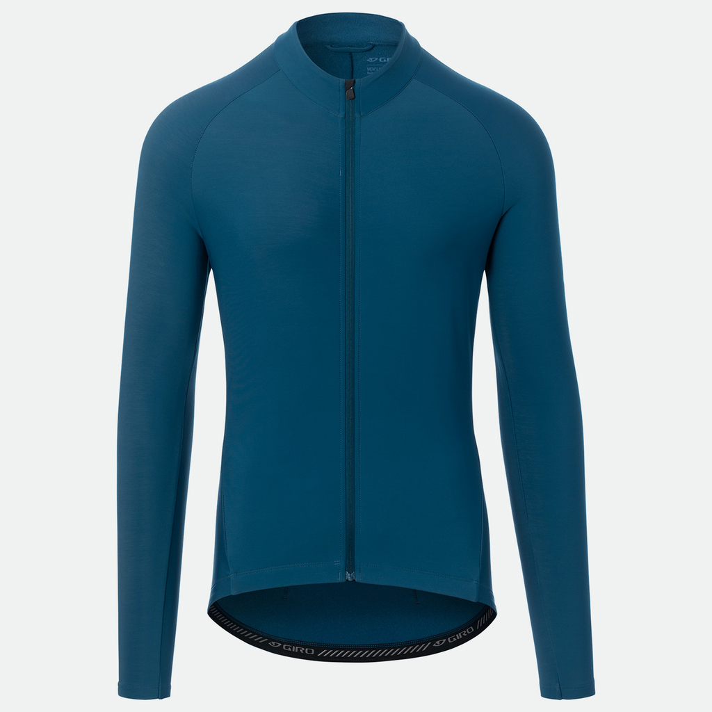 Giro M Chrono LS Thermal Jersey Trikot langarm in BLAU