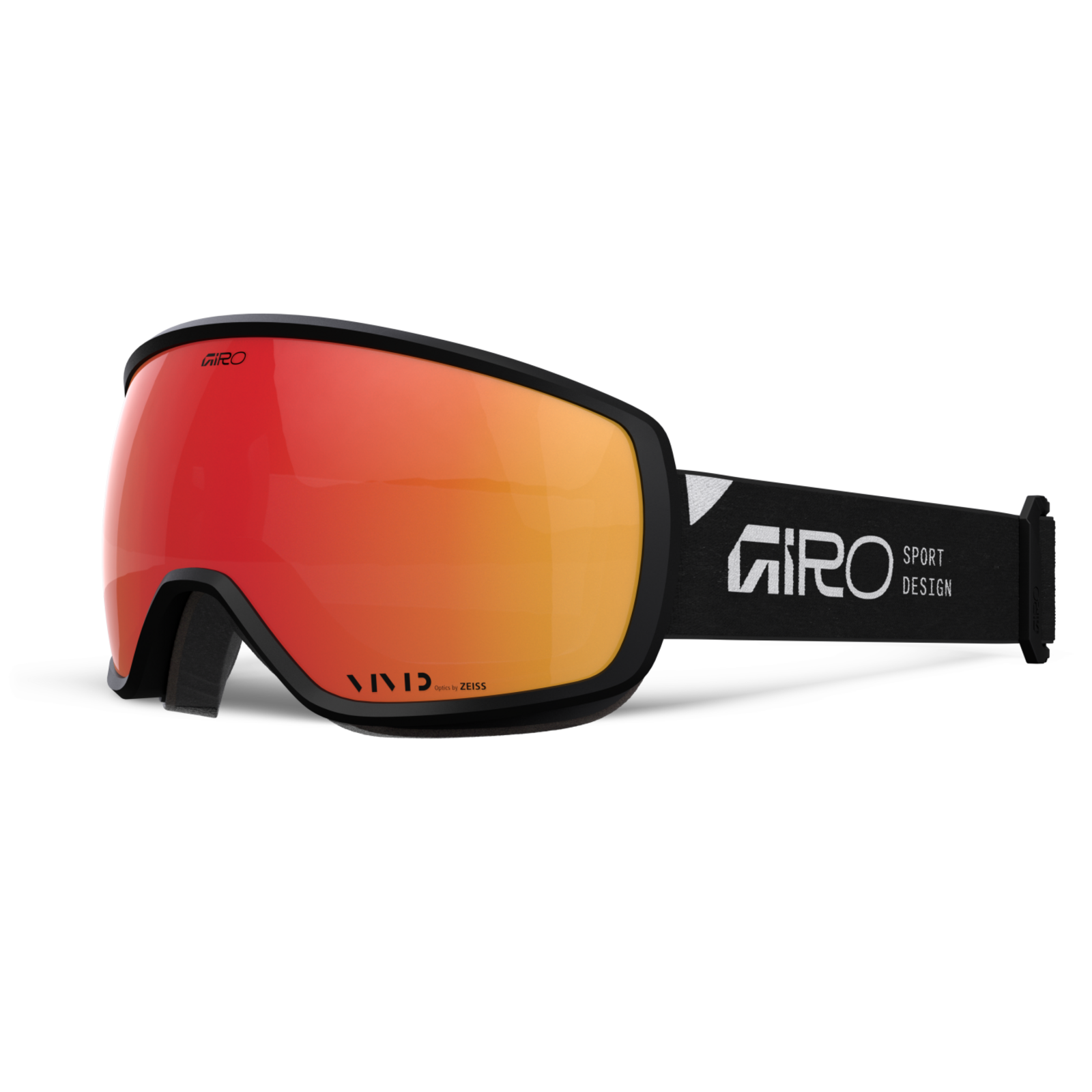 Balance II Vivid Goggle Skibrille black stacked vivid ember S2
