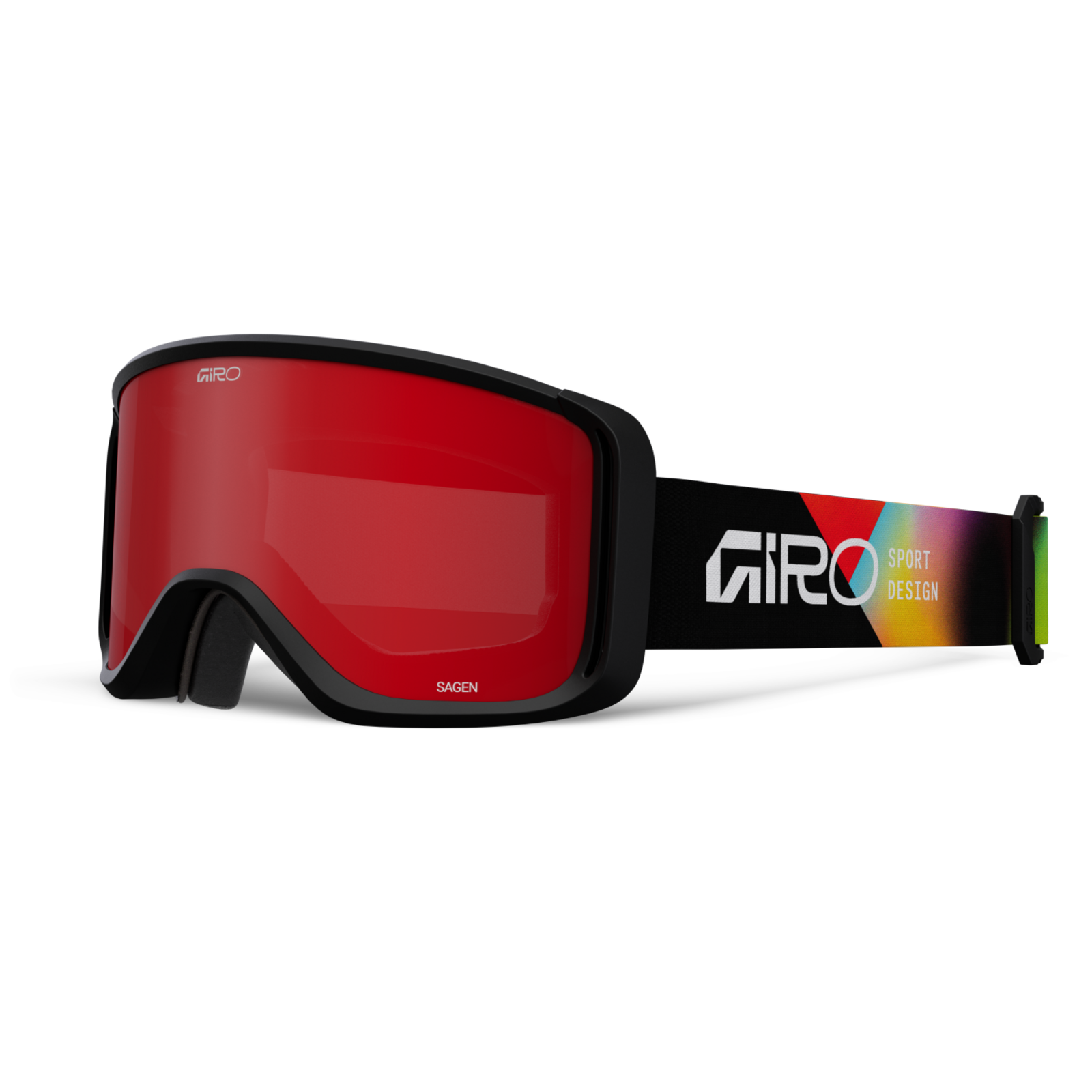 Giro Sagen Flash Goggle Skibrille in ROT