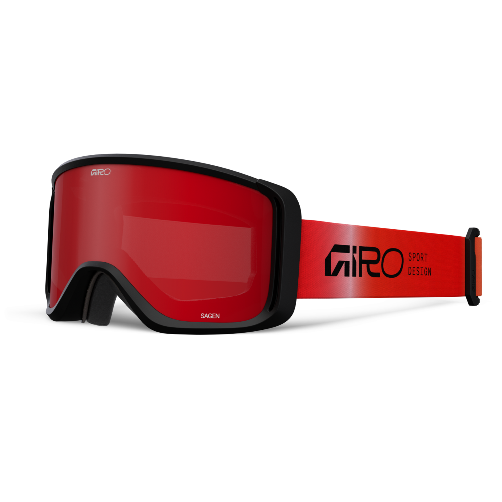 Giro Sagen Flash Goggle Skibrille in ROT