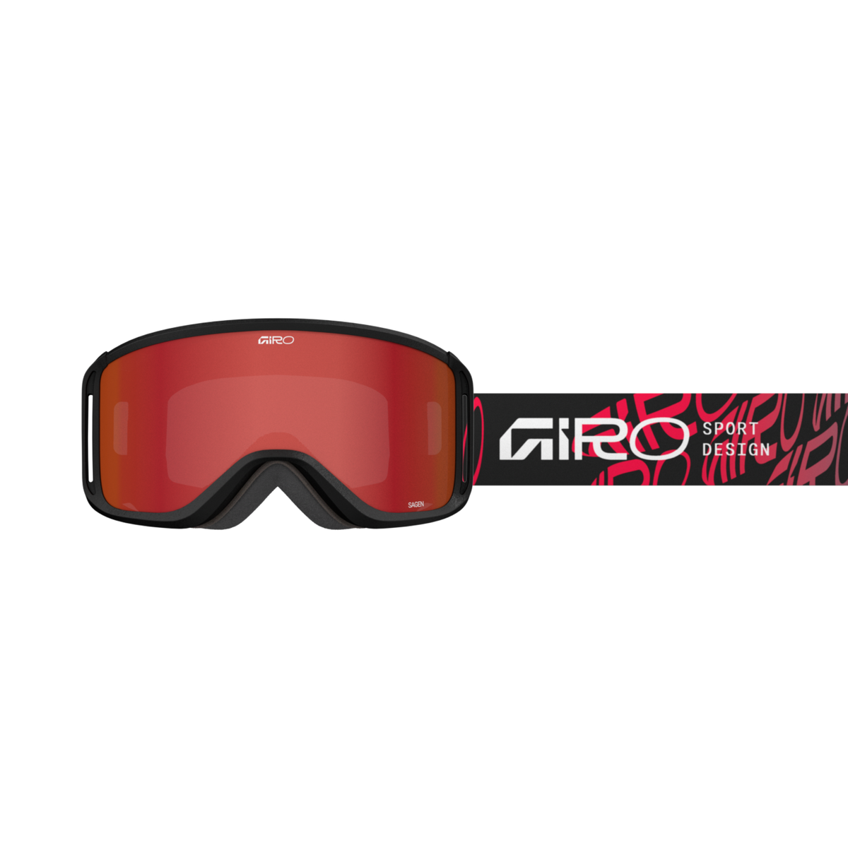 Giro Sagen Flash Goggle Skibrille in ROT