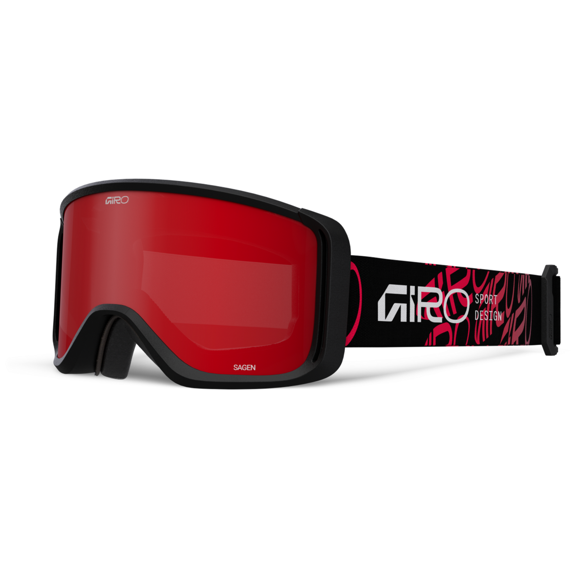 Giro Sagen Flash Goggle Skibrille in ROT