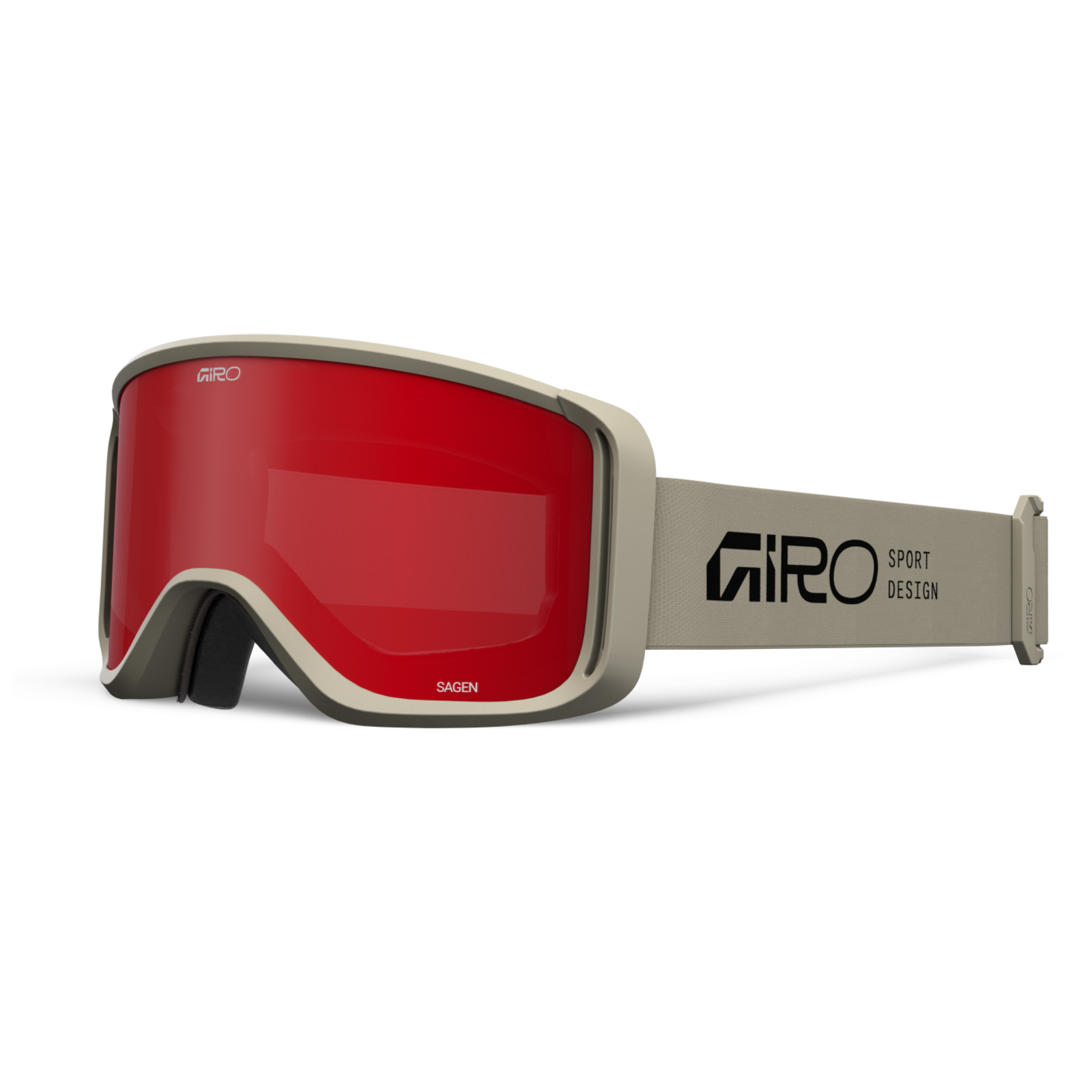 Giro Sagen Flash Goggle Skibrille in BEIGE