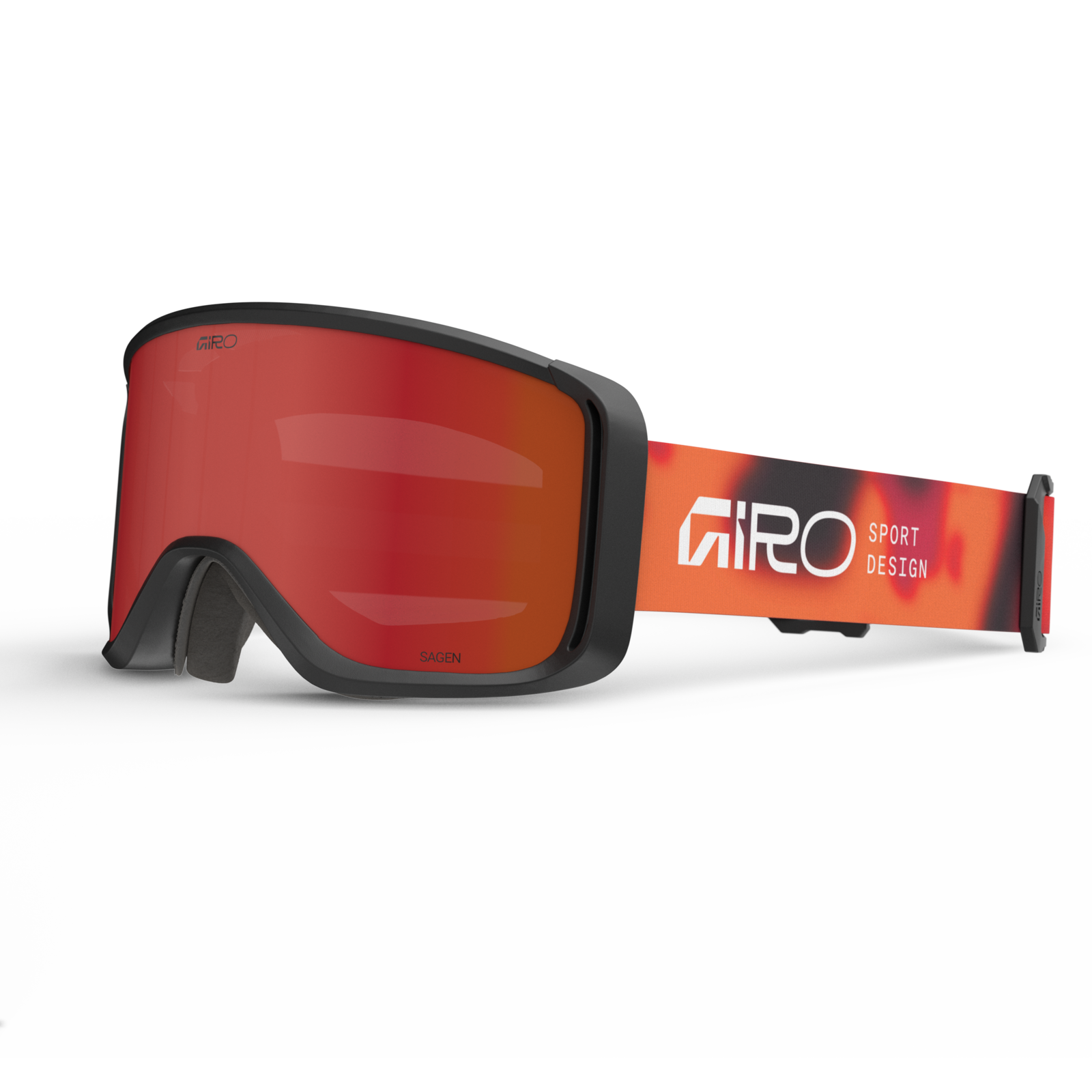 Giro Sagen Flash Goggle Skibrille in ROT