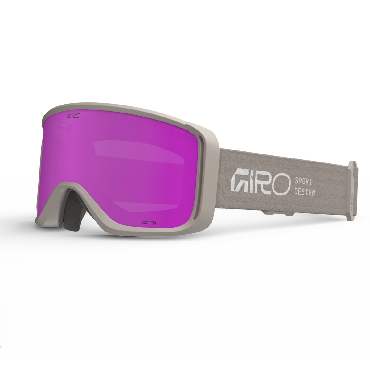 Giro W Sagen Flash Goggle Skibrille in GRAU