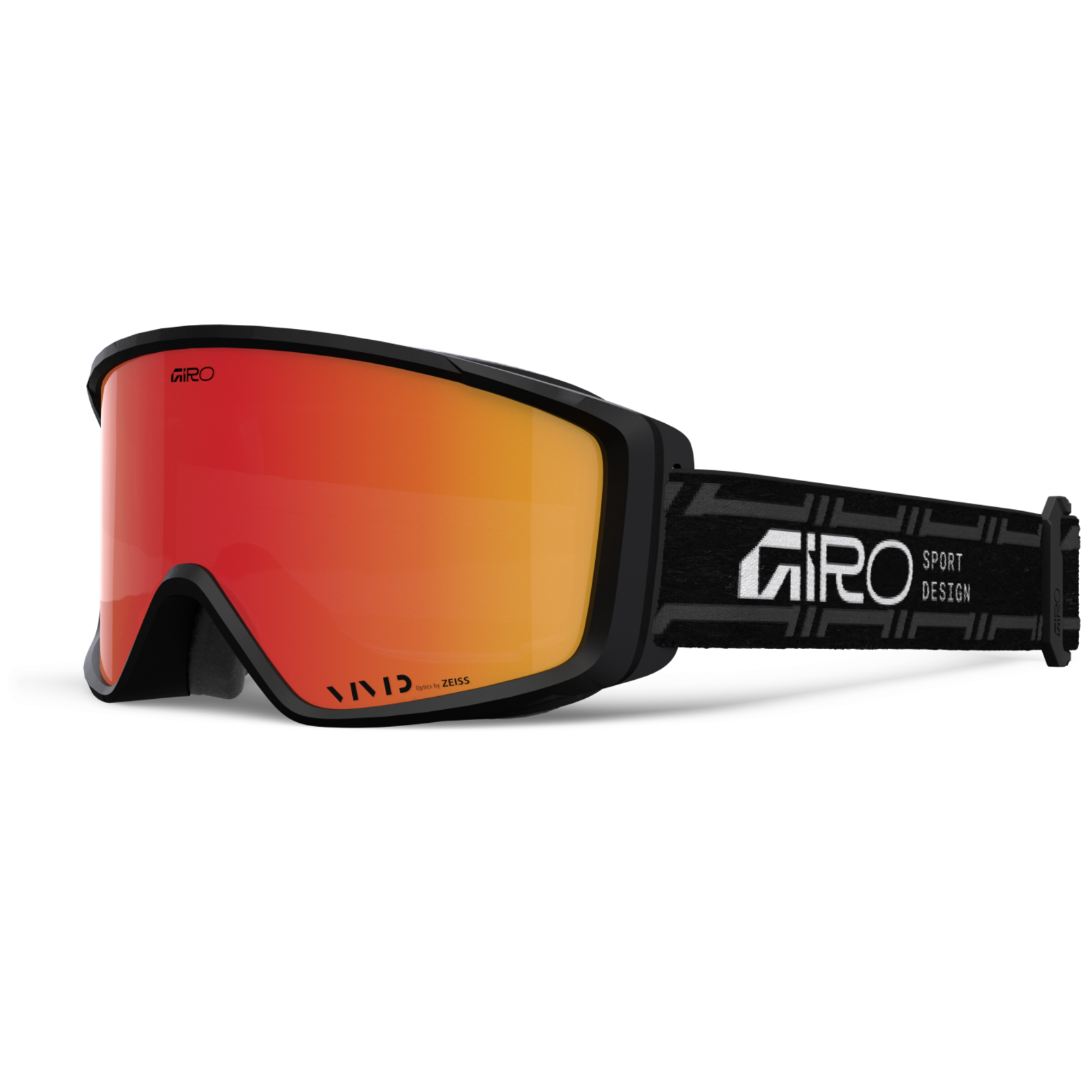 Index 2.0 Vivid Goggle Skibrille black stacked vivid ember S2