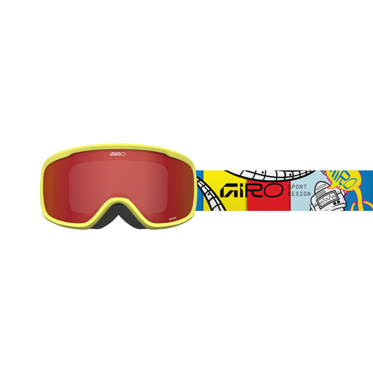Giro Buster Flash Goggle Skibrille in ROT