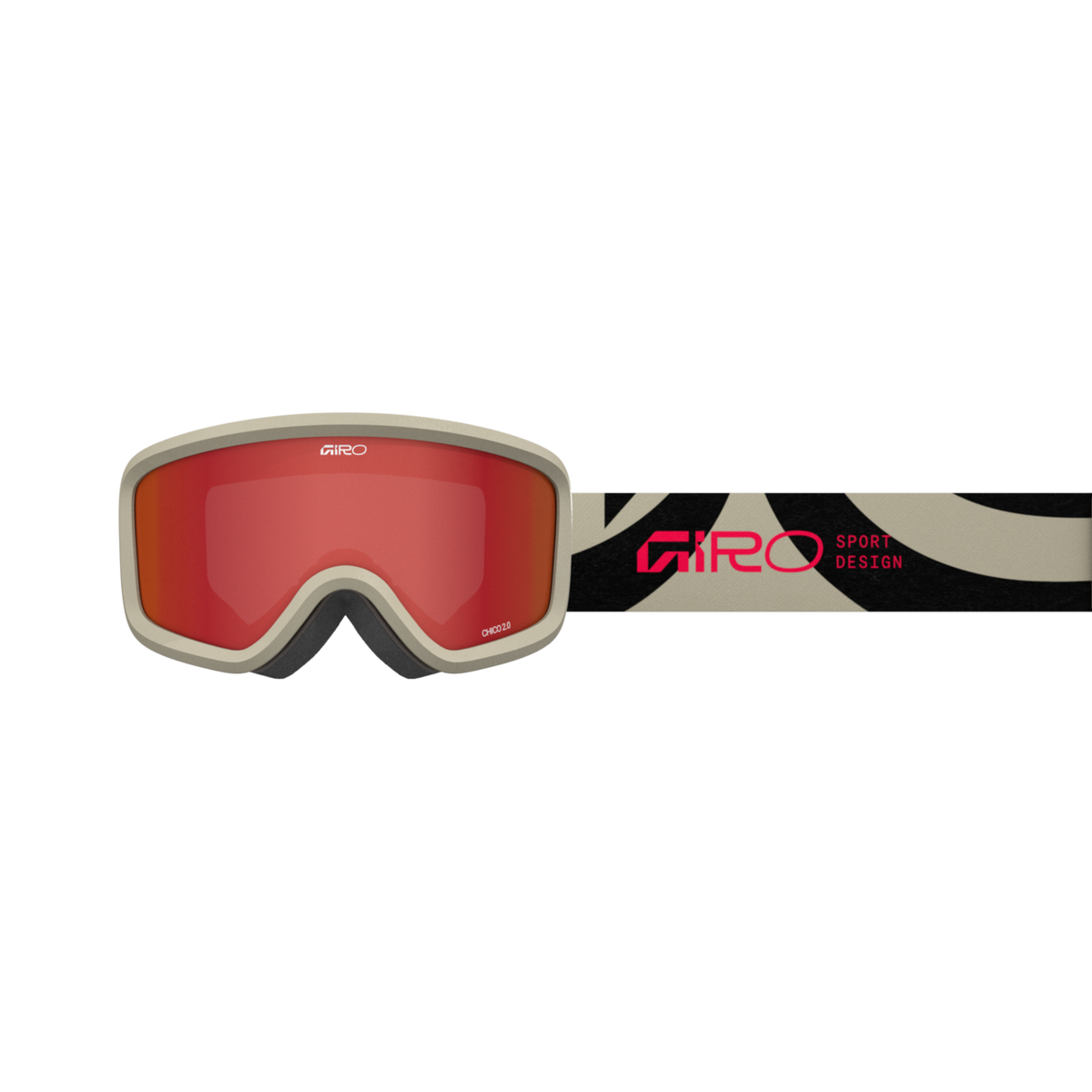 Giro Chico 2.0 Flash Goggle Skibrille in BEIGE