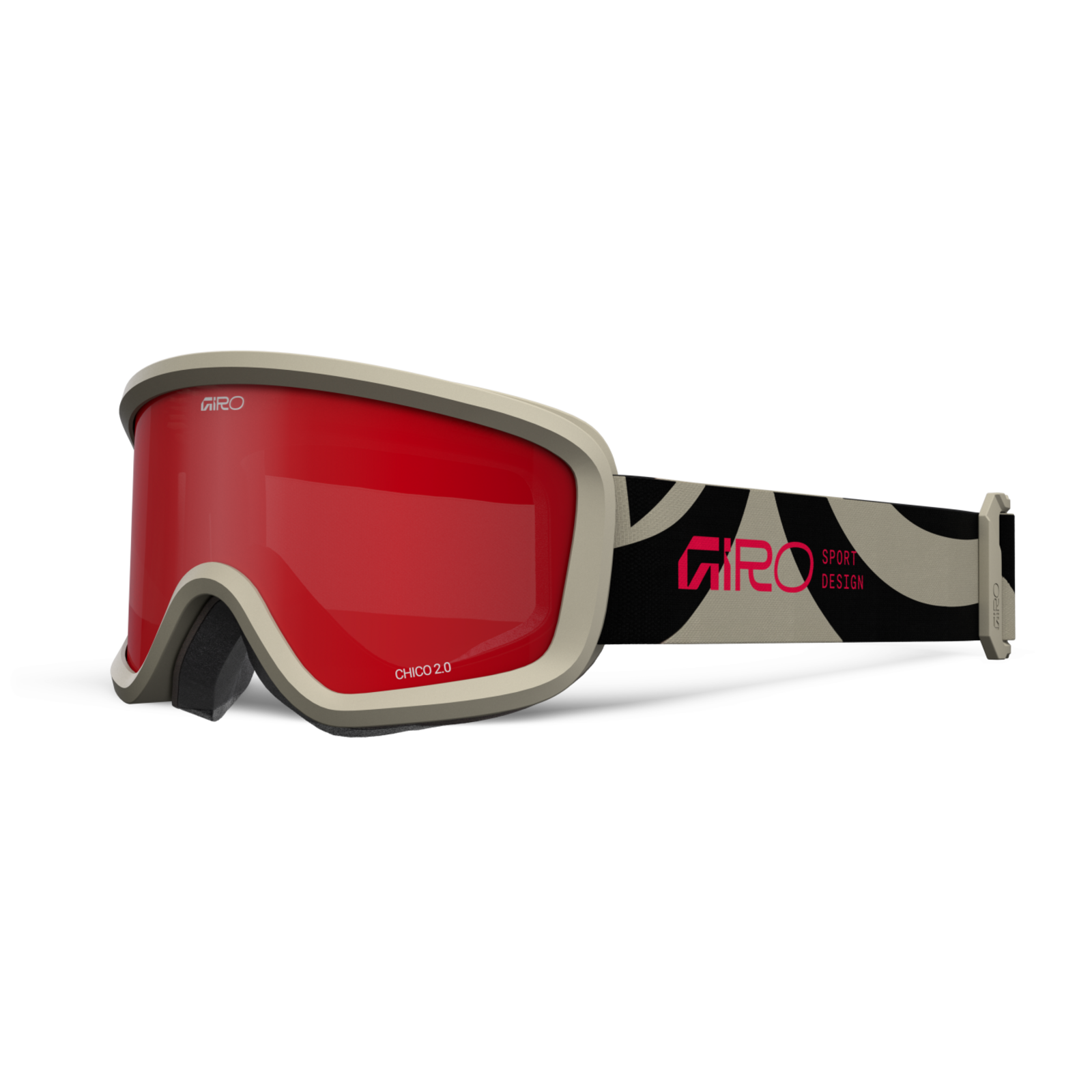 Giro Chico 2.0 Flash Goggle Skibrille in BEIGE