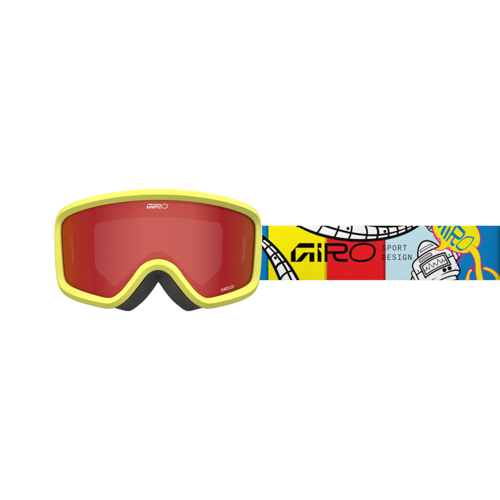 Giro Chico 2.0 Flash Goggle Skibrille in GELB
