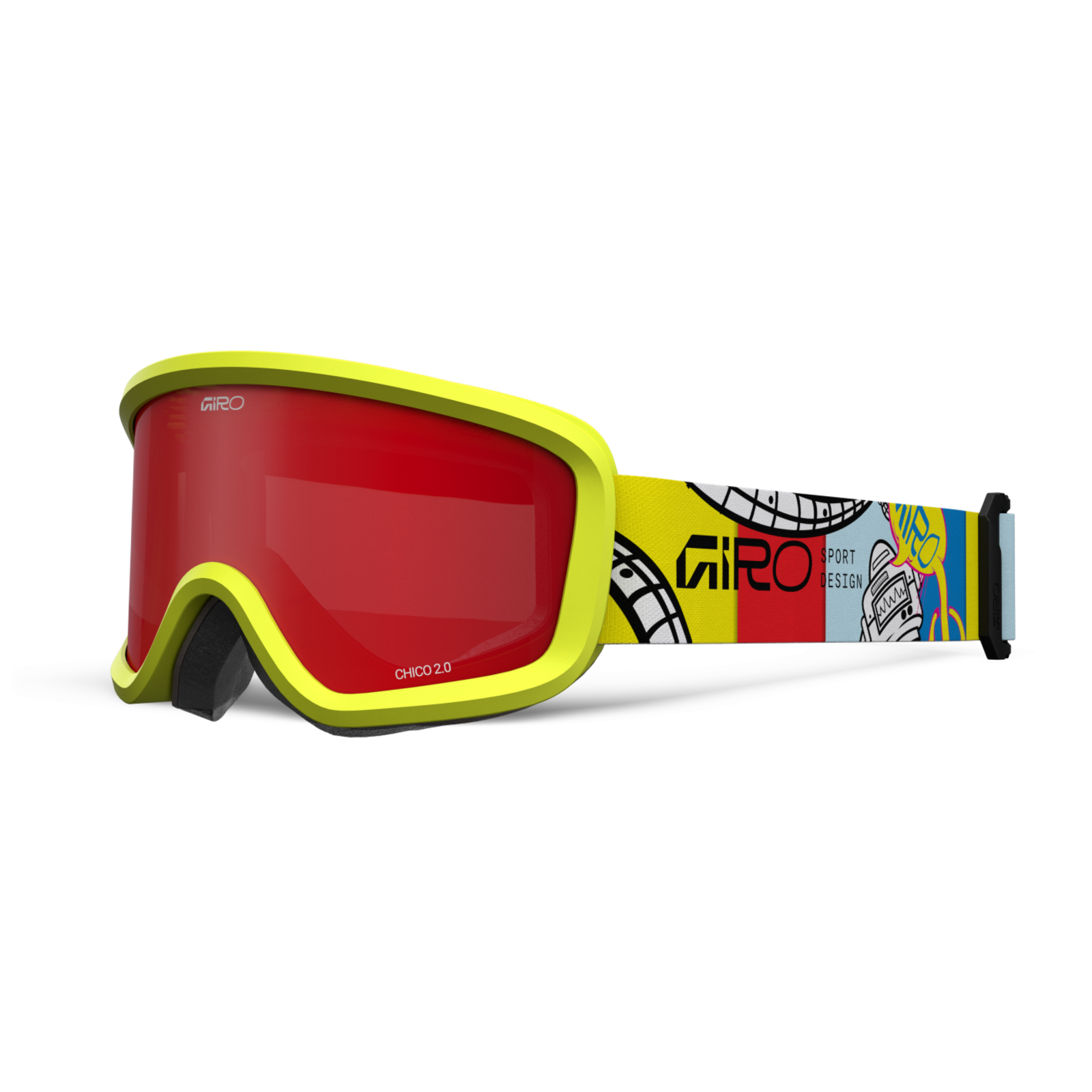 Giro Chico 2.0 Flash Goggle Skibrille in GELB