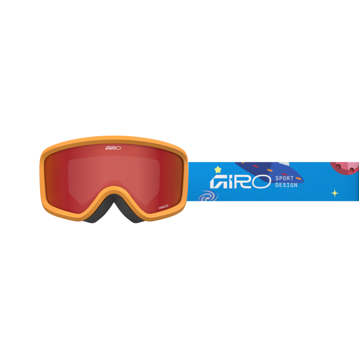 Giro Chico 2.0 Flash Goggle Skibrille in ORANGE