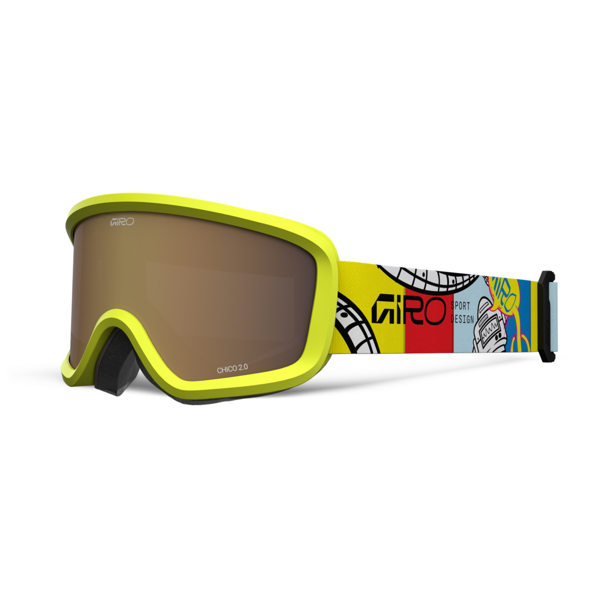 Giro Chico 2.0 Basic Goggle Skibrille in GELB