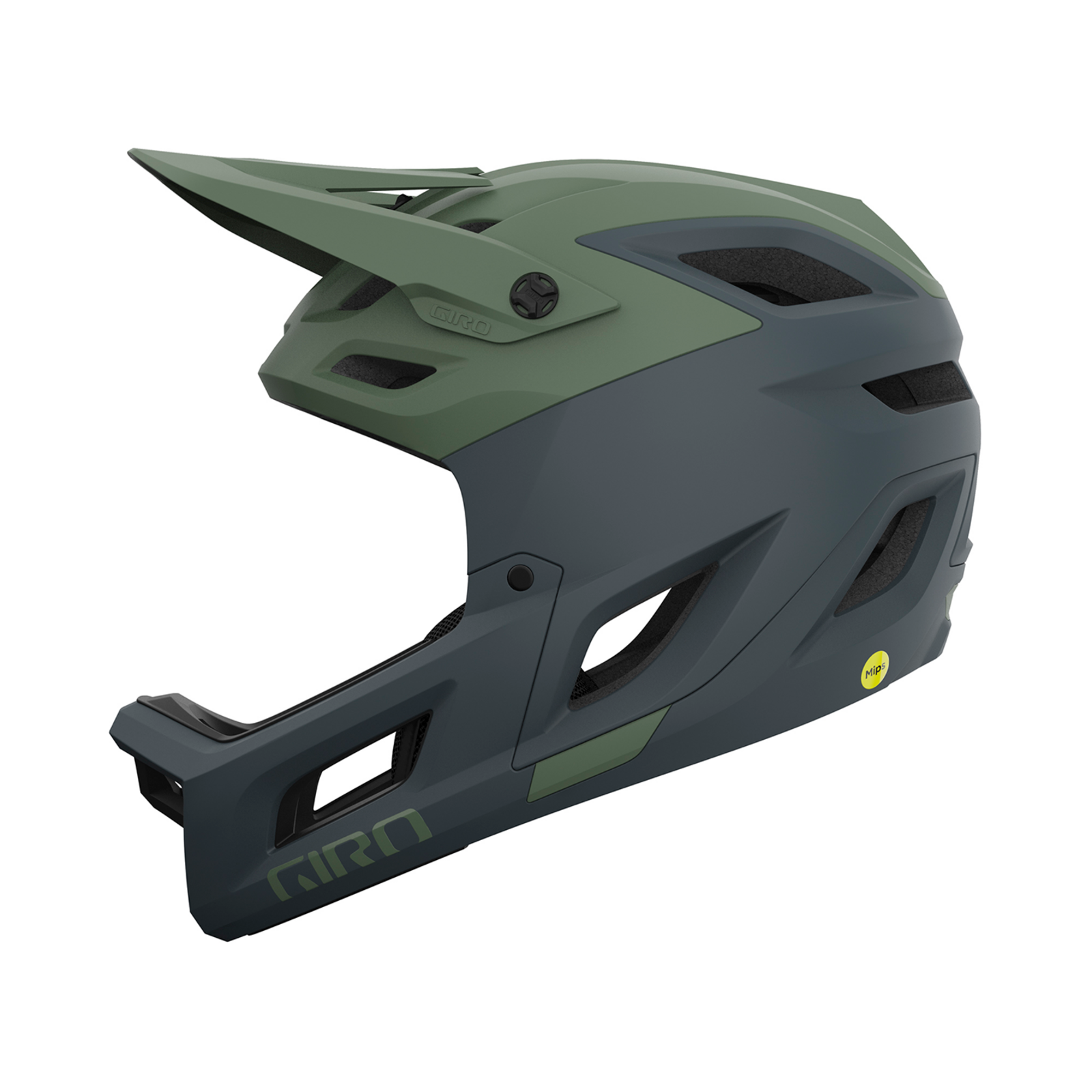 Giro Coalition Spherical MIPS Vollvisier Helm in GRÜN