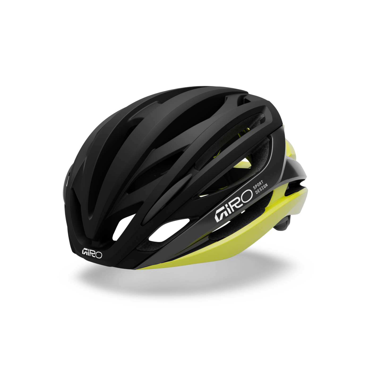 Syntax MIPS Rennvelo Helm matte black/gloss hi viz yellow
