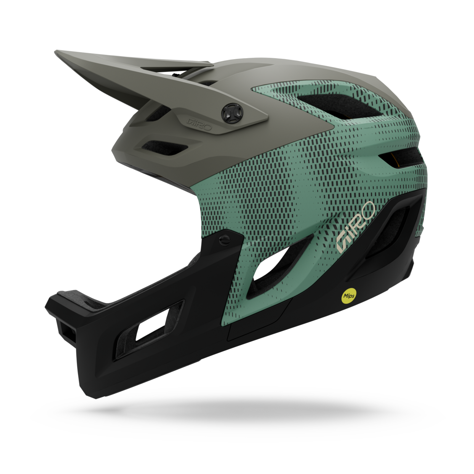 Giro Coalition Spherical MIPS Vollvisier Helm in GRÜN