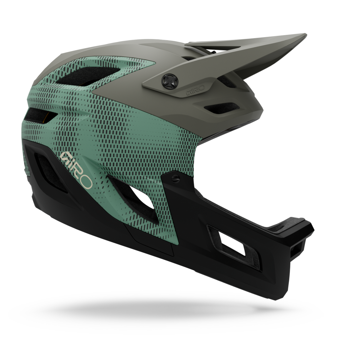 Giro Coalition Spherical MIPS Vollvisier Helm in GRÜN