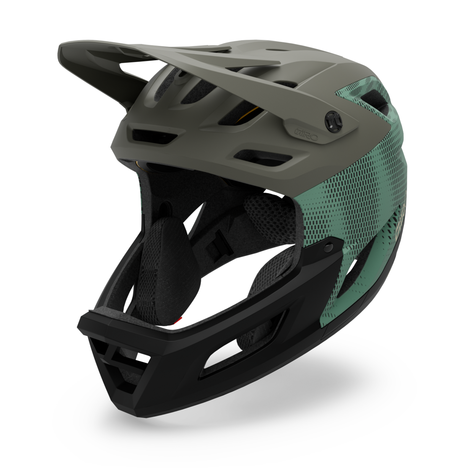 Giro Coalition Spherical MIPS Vollvisier Helm in GRÜN
