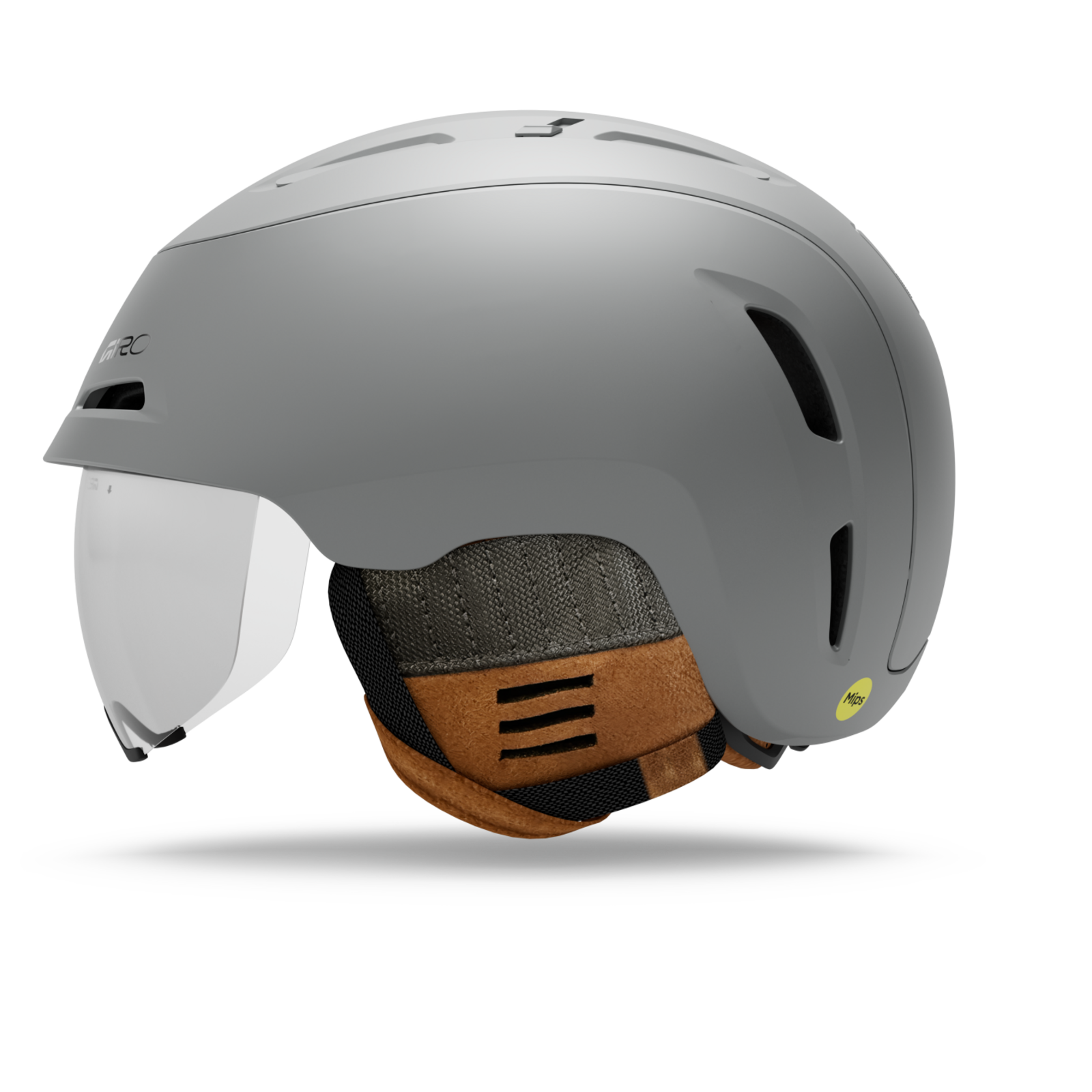 Giro Bexley LED MIPS Stadt- und E-Bike Helm in GRAU