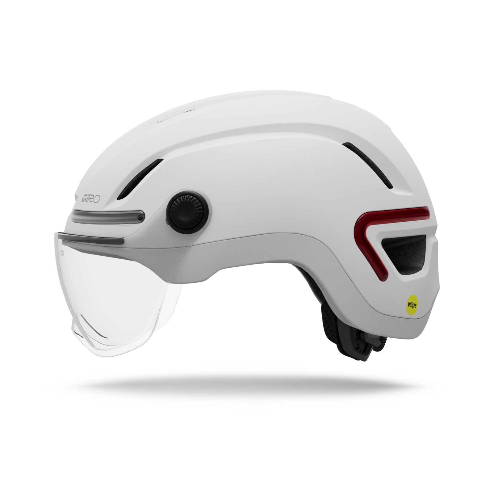 Giro Ethos LED Shield MIPS Stadt- und E-Bike Helm in WEISS