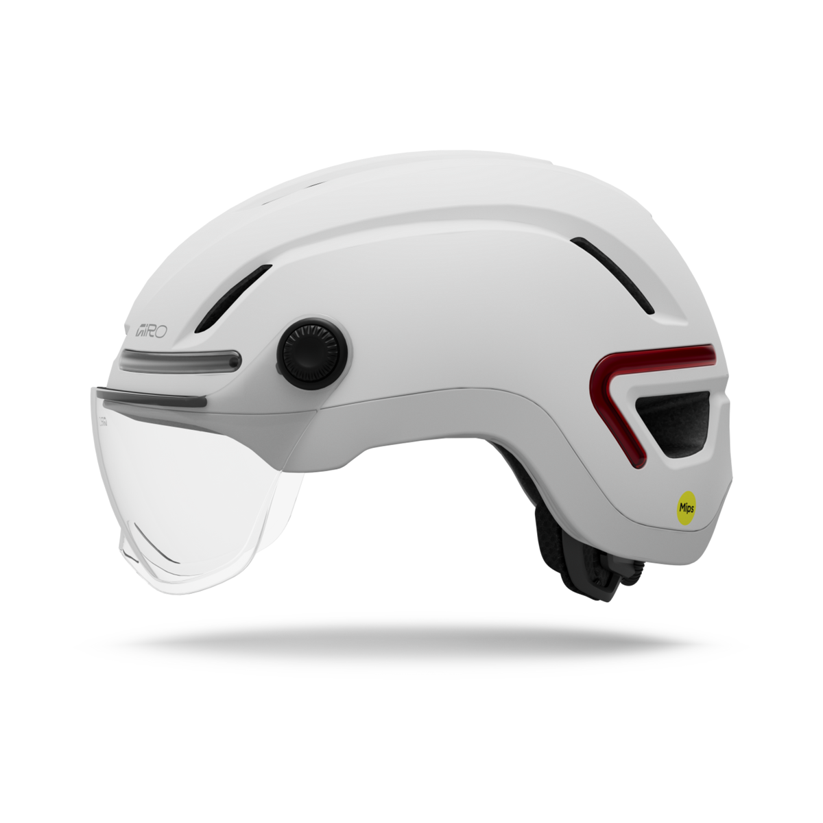 Giro Ethos LED Shield MIPS Stadt- und E-Bike Helm in WEISS