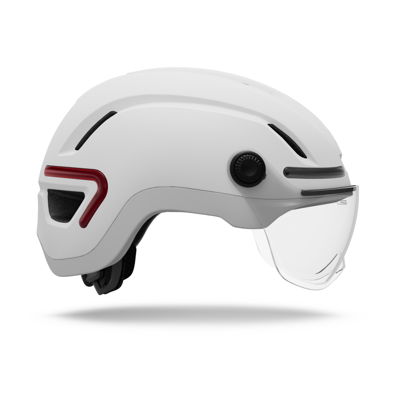 Giro Ethos LED Shield MIPS Stadt- und E-Bike Helm in WEISS