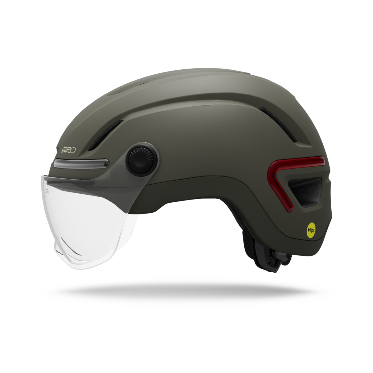 Giro Ethos LED Shield MIPS Stadt- und E-Bike Helm in GRÜN