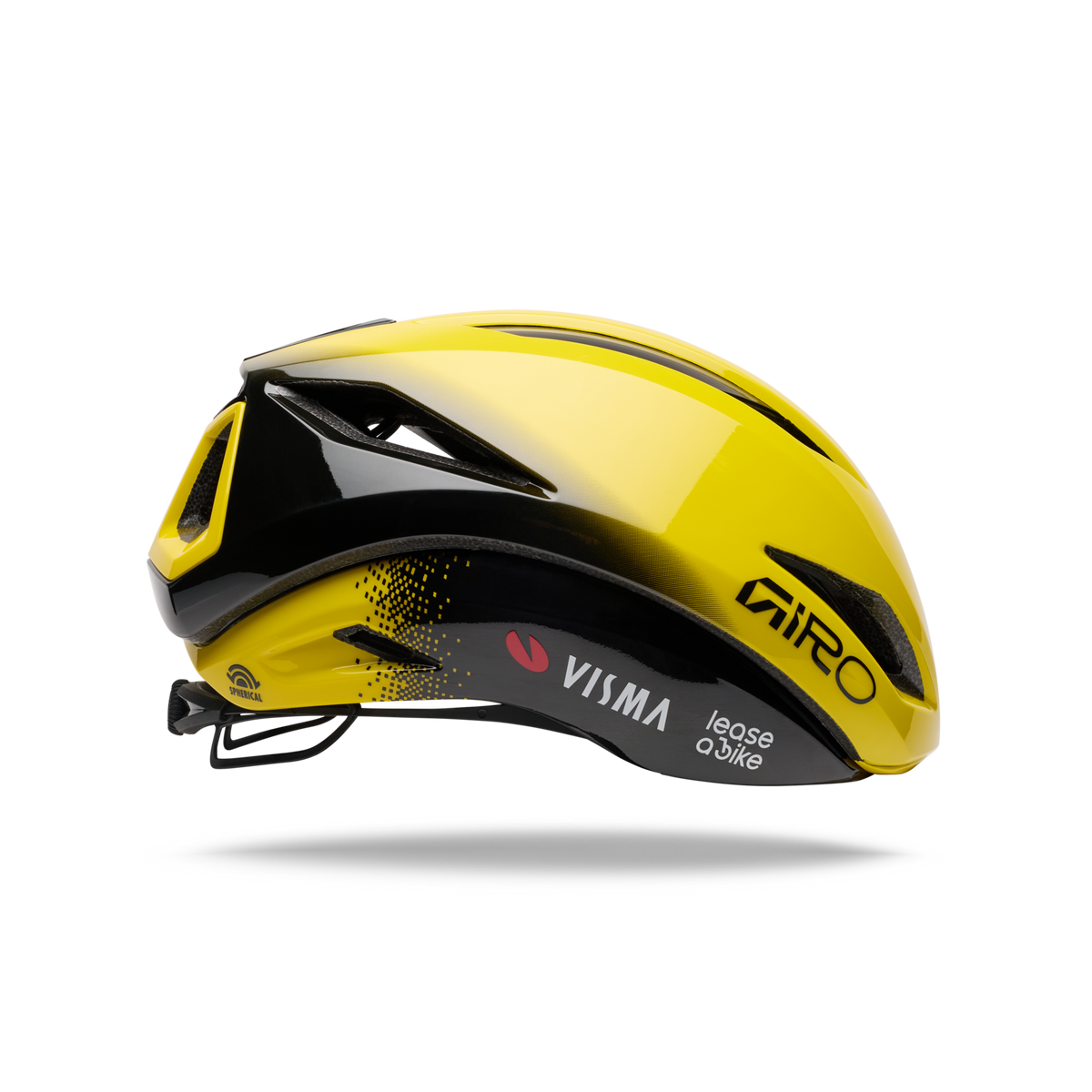 Giro Eclipse Pro Spherical MIPS Rennvelohelm in GELB