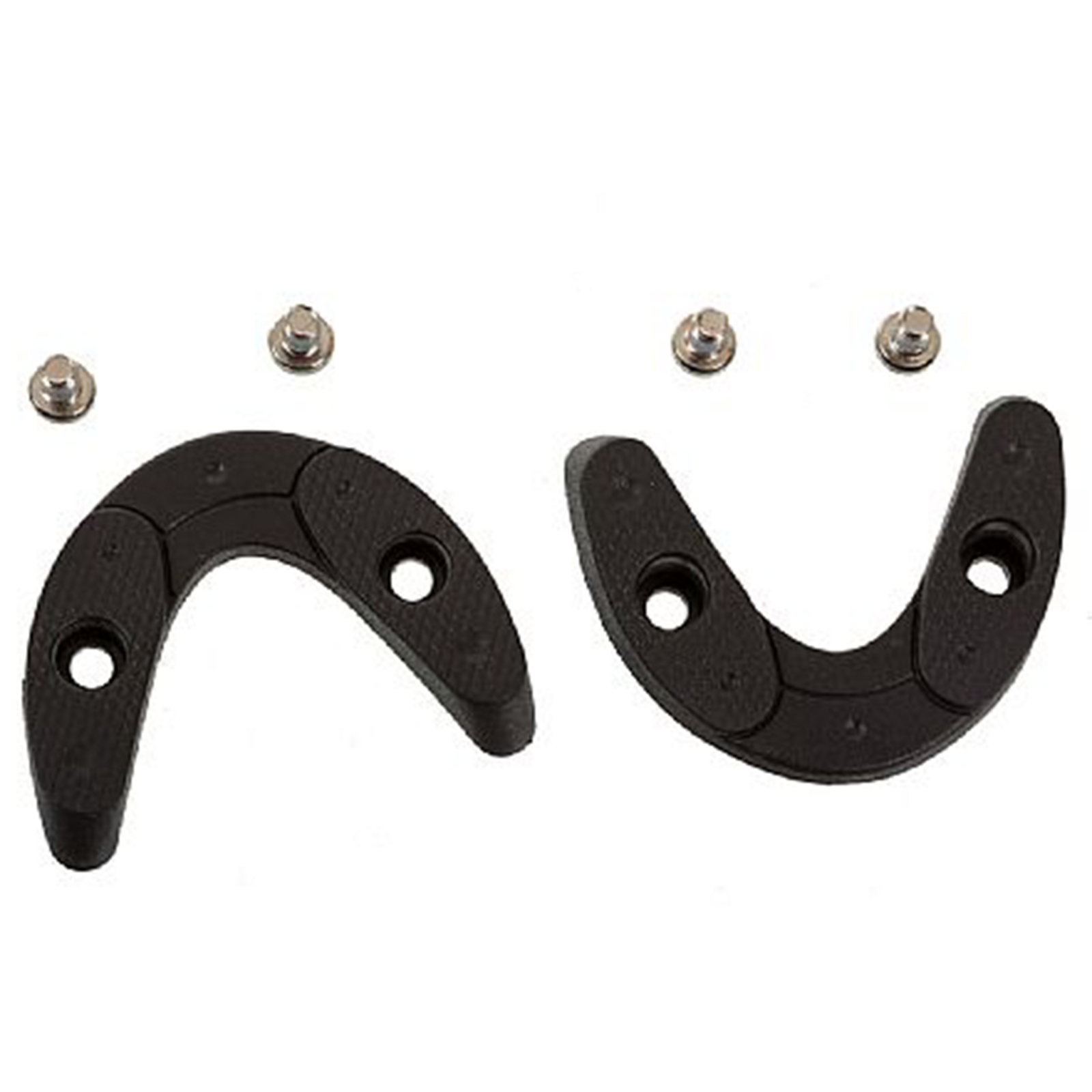 Giro Road Heel Pad Set Schuhe Ersatzteil in SCHWARZ