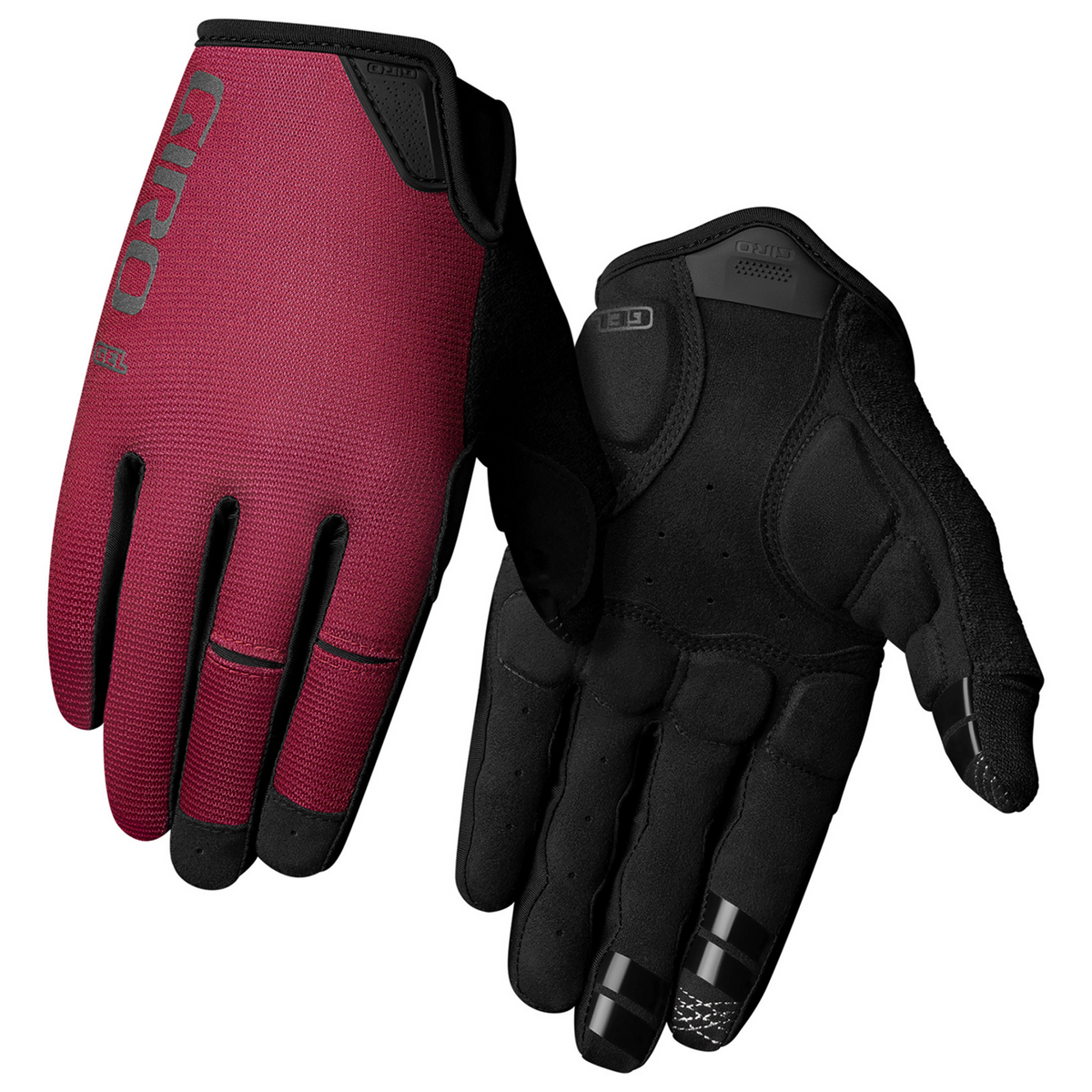 Giro DND Gel Velohandschuhe lang in ROT