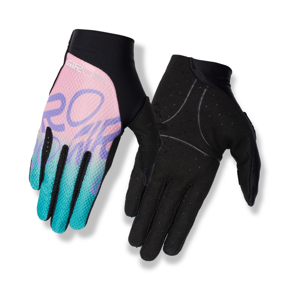 Giro Trixter Youth Velohandschuhe lang in BLAU