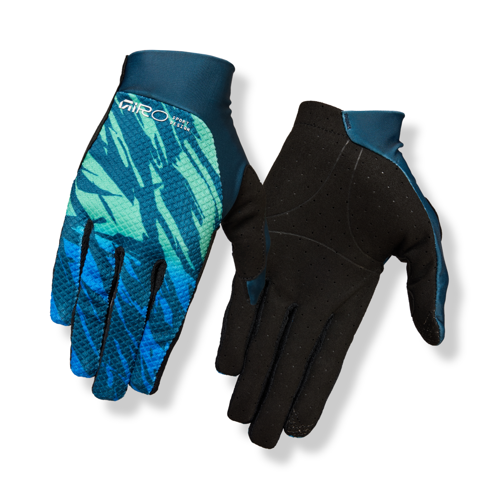 Giro Trixter Youth Velohandschuhe lang in BLAU