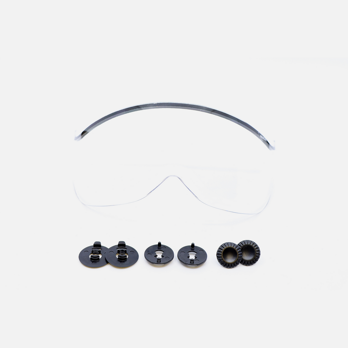 Giro Evoke/Ethos Helmvisier in SCHWARZ