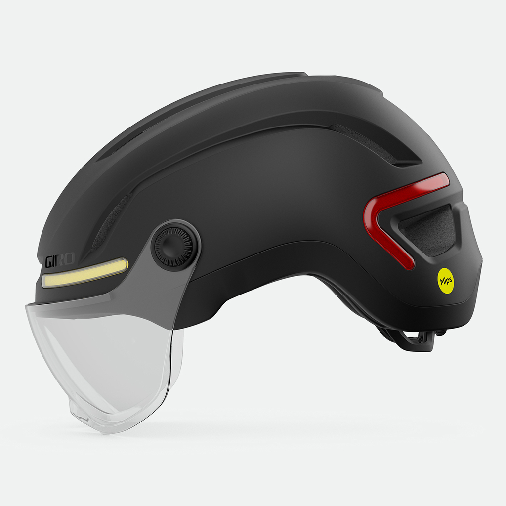 Giro Ethos LED Shield MIPS Stadt- und E-Bike Helm in SCHWARZ