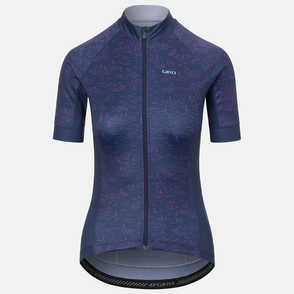 Giro W Chrono Sport Sublimation Trikot kurzarm in BLAU