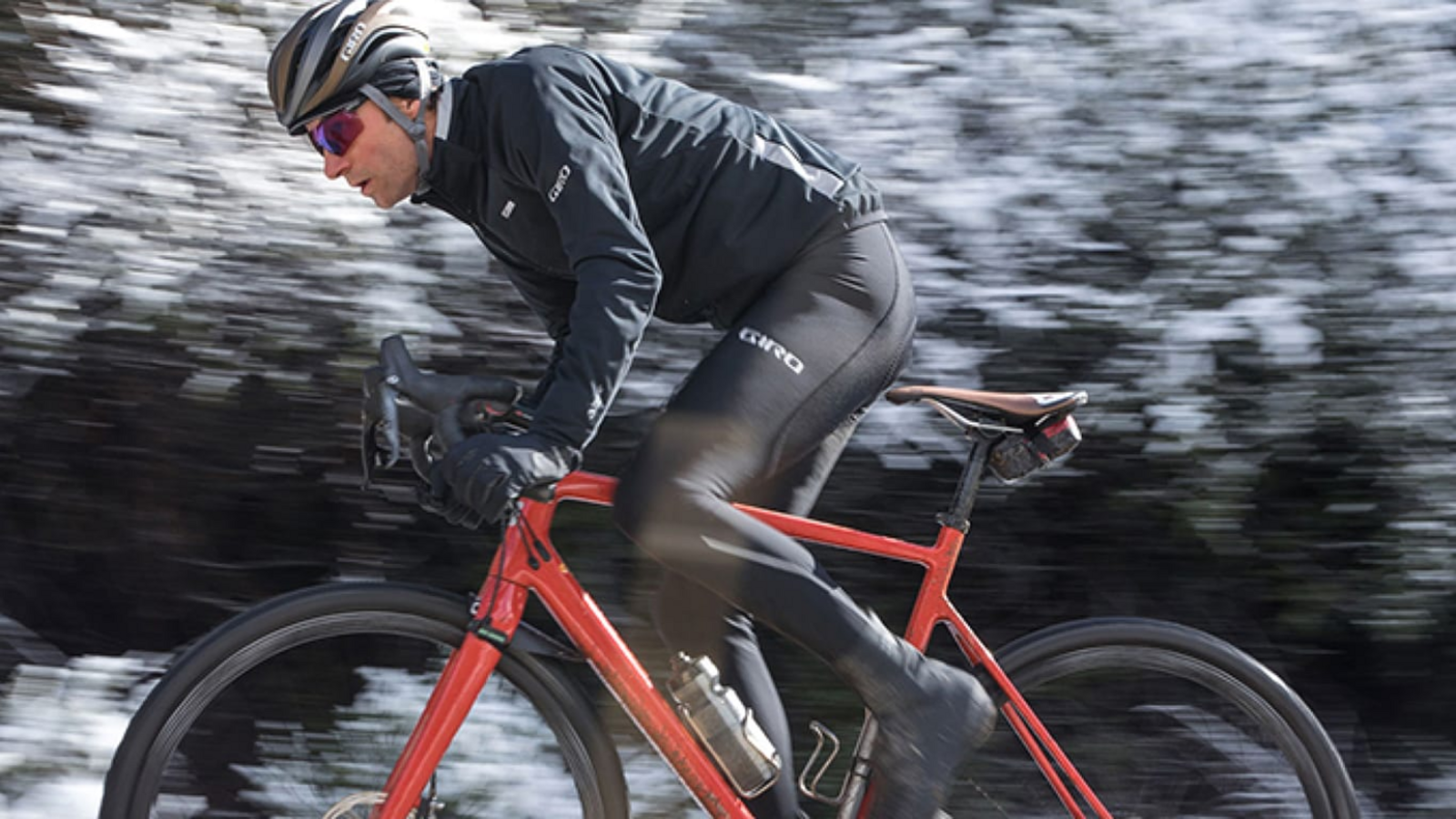 Giro Chrono Ls Base Layer Funktionsshirt in BRAUN