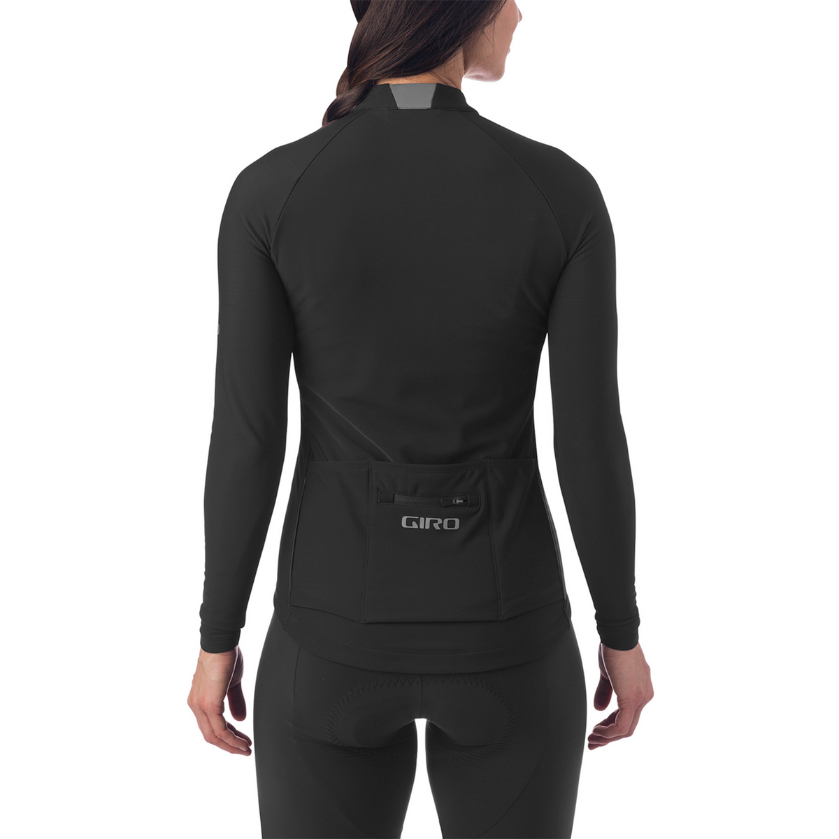 Giro W Chrono LS Thermal Jersey Biketrikot in SCHWARZ