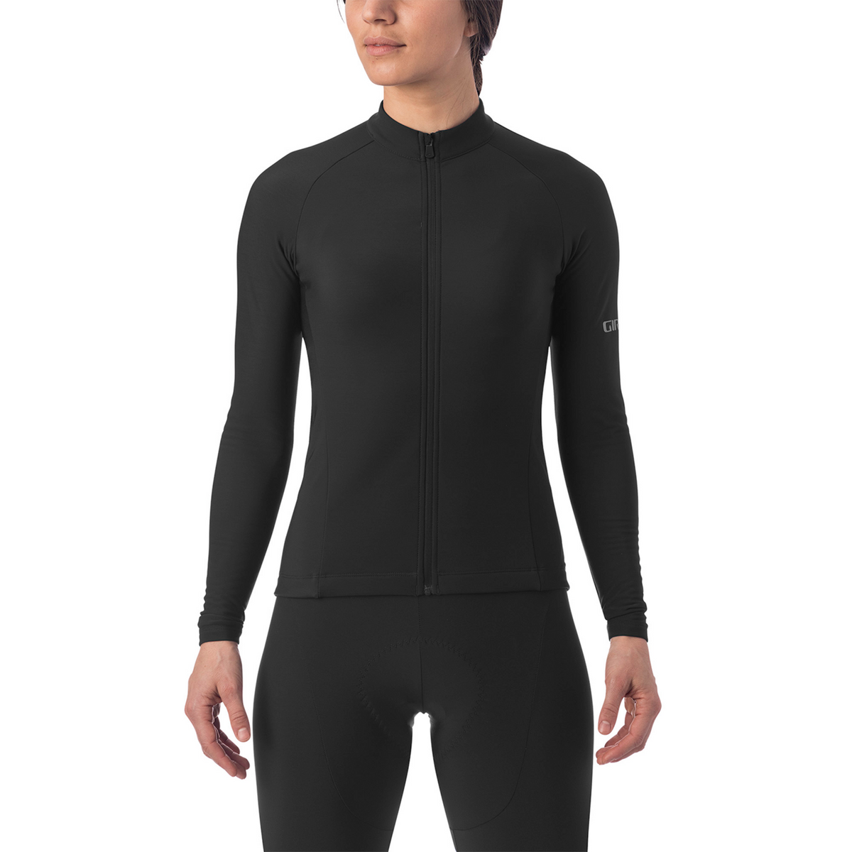 Giro W Chrono LS Thermal Jersey Biketrikot in SCHWARZ