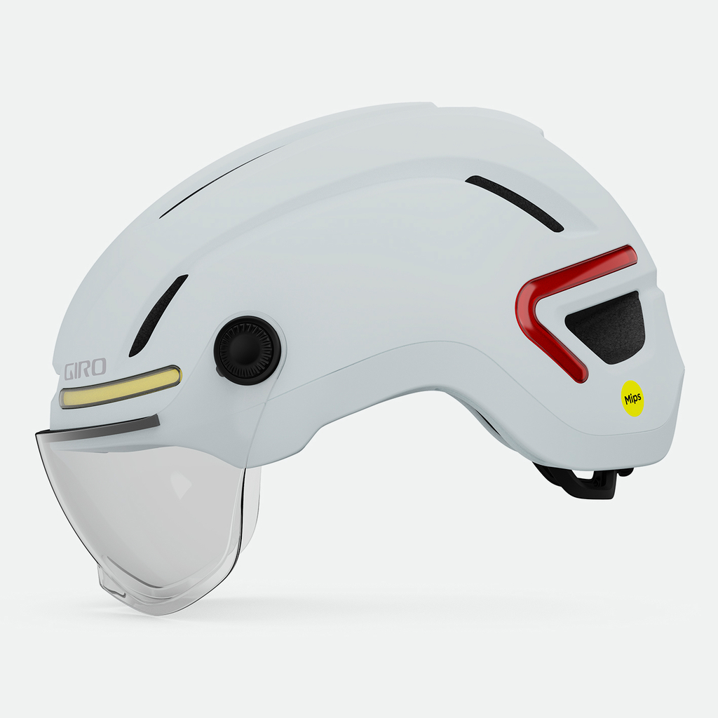 Giro Ethos LED Shield MIPS Stadt- und E-Bike Helm in WEISS