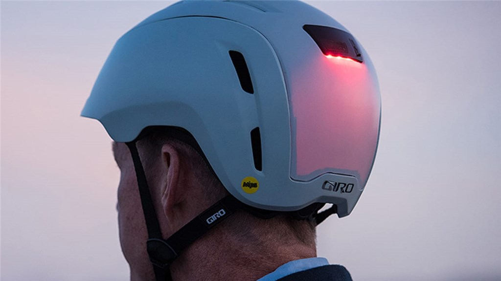 Giro Bexley LED MIPS Stadt- und E-Bike Helm in GRAU