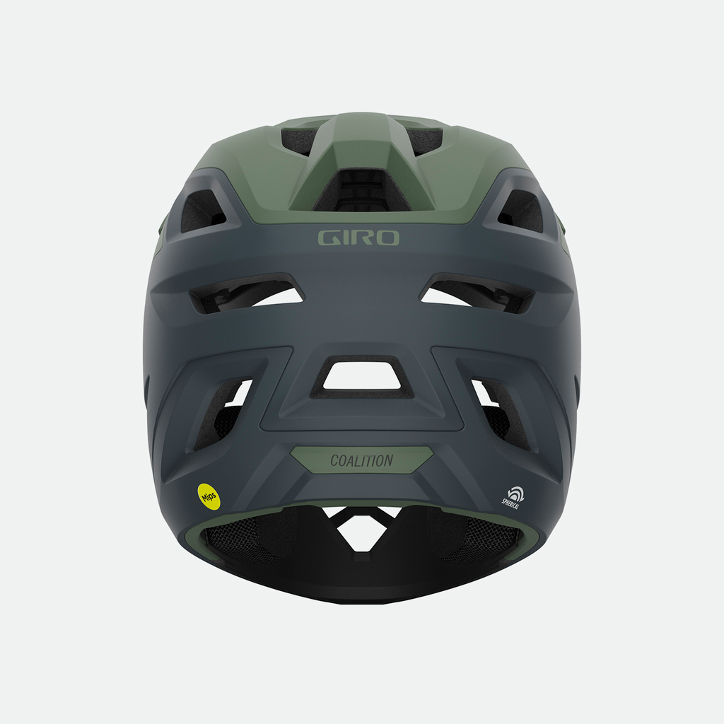 Giro Coalition Spherical MIPS Vollvisier Helm in GRÜN