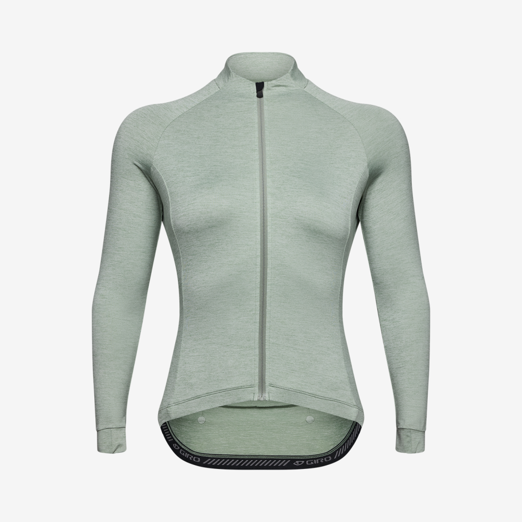 Giro W New Road LS Jersey Trikot langarm in GRÜN